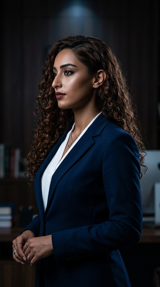 AI designed Middle Eastern business avatar model