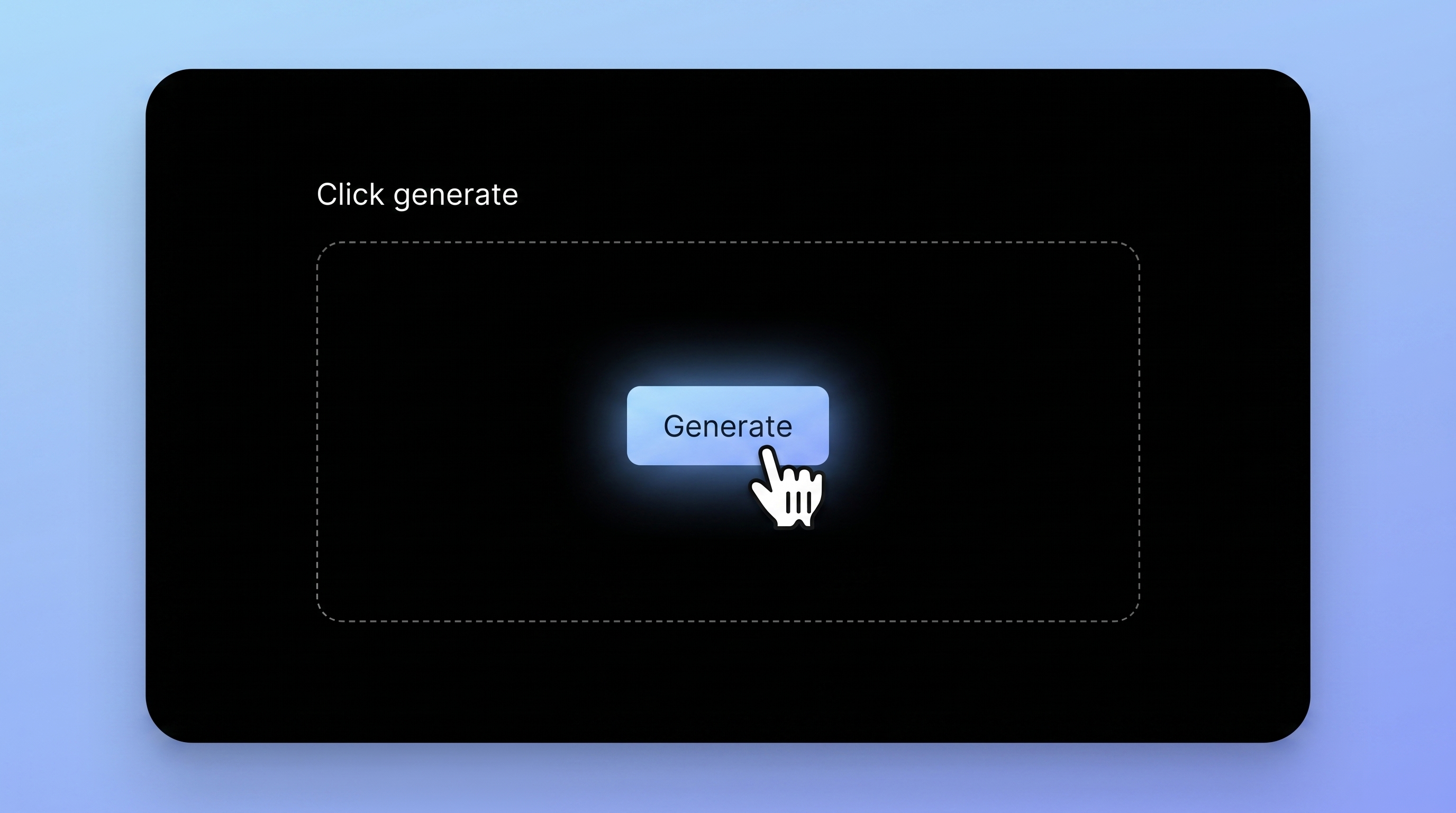 Click generate