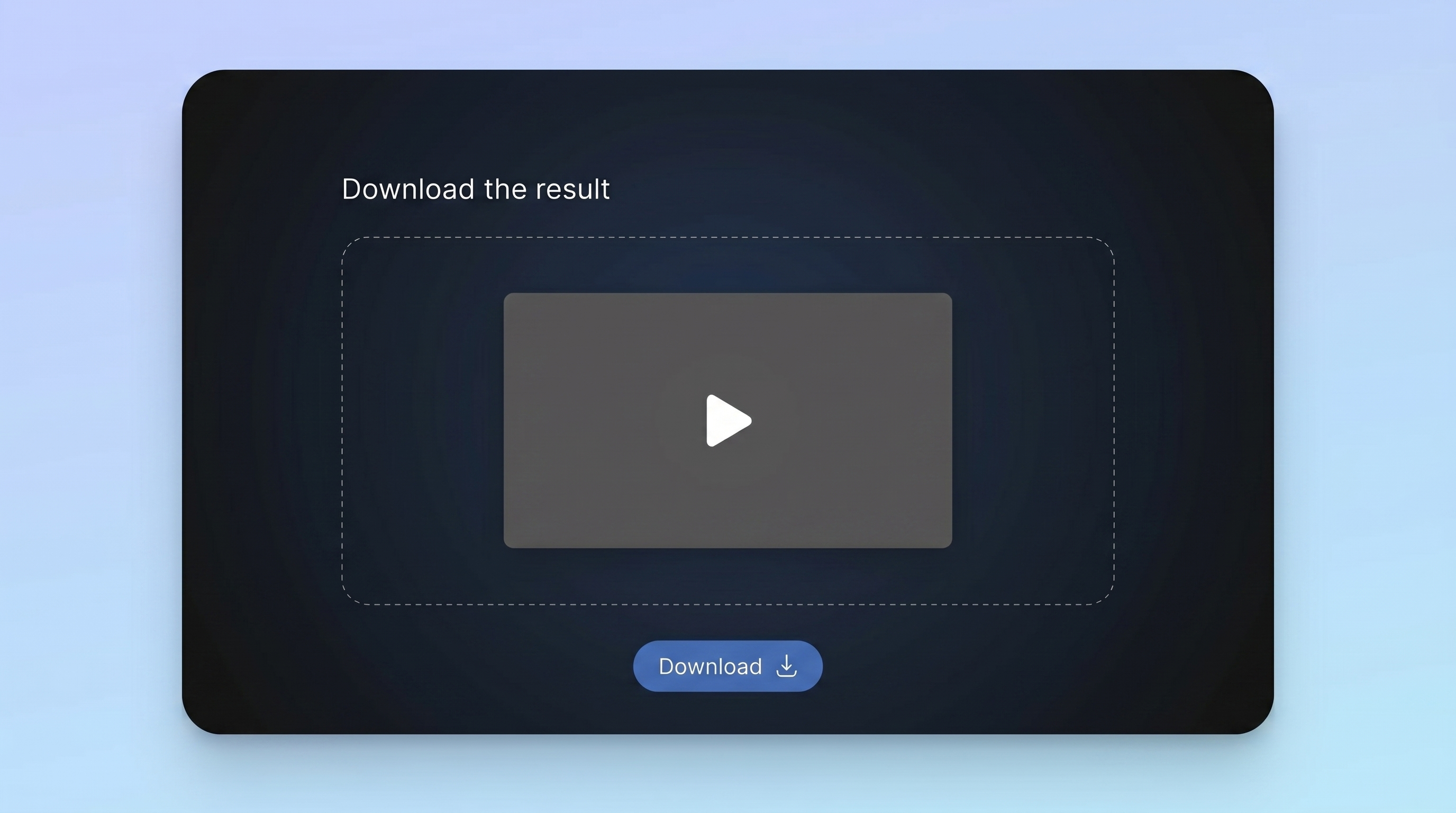 Download the result