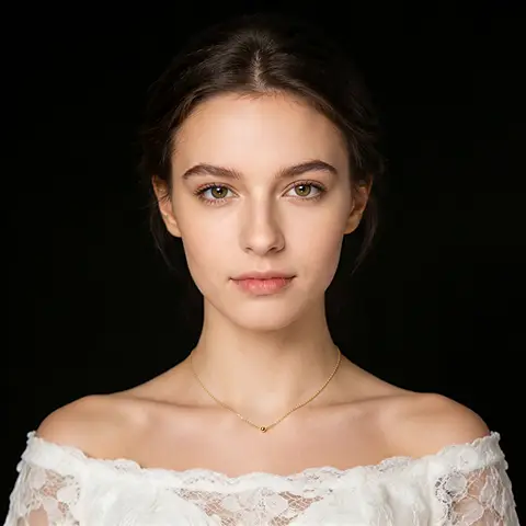 Relit portrait — front