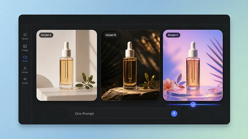 One Prompt, Side-by-Side Video Model Comparison