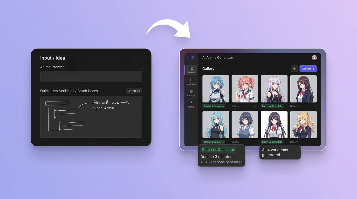 AI Anime Generator benefit illustration 4