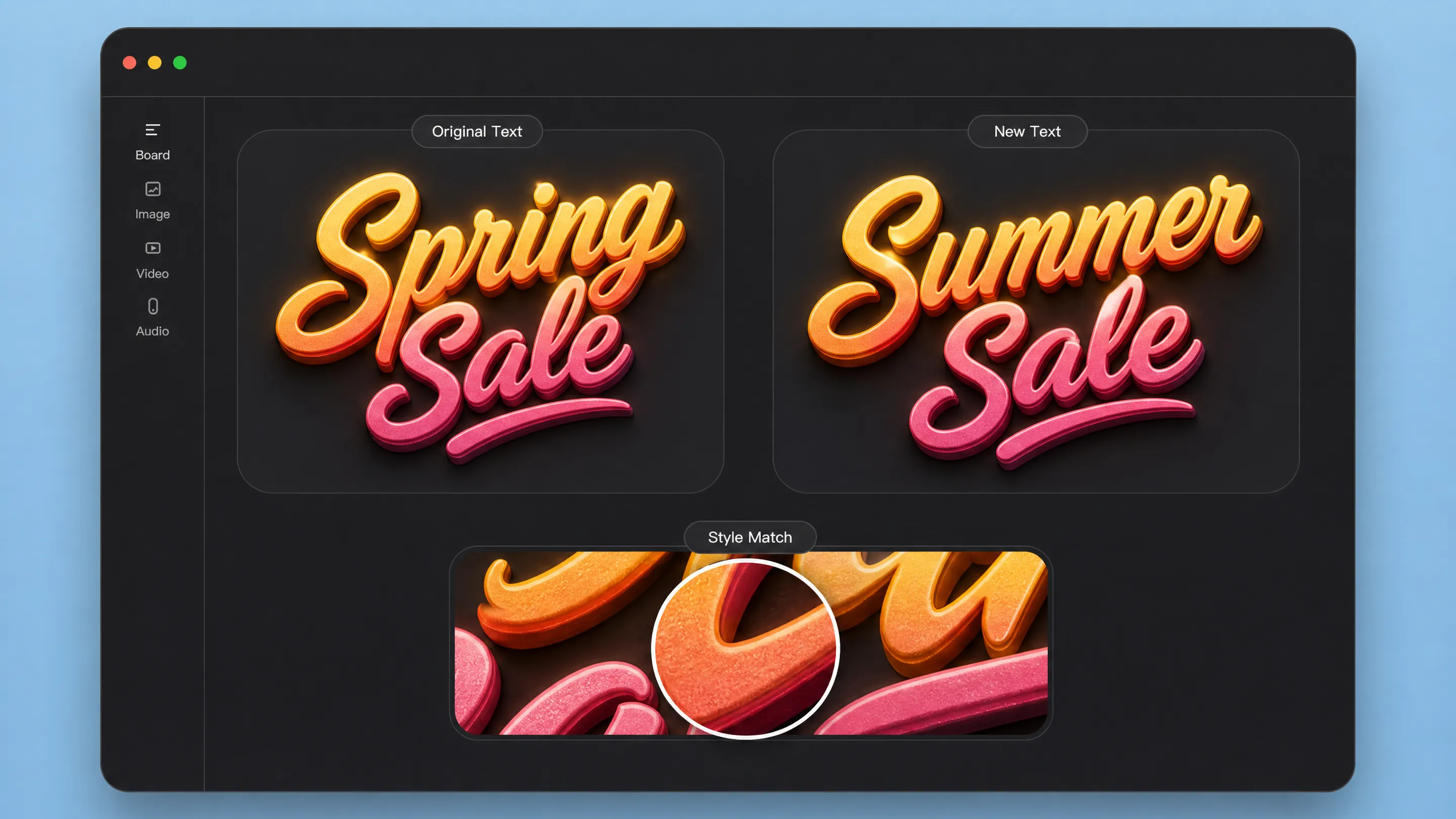 AI Font Matching and Style Matching