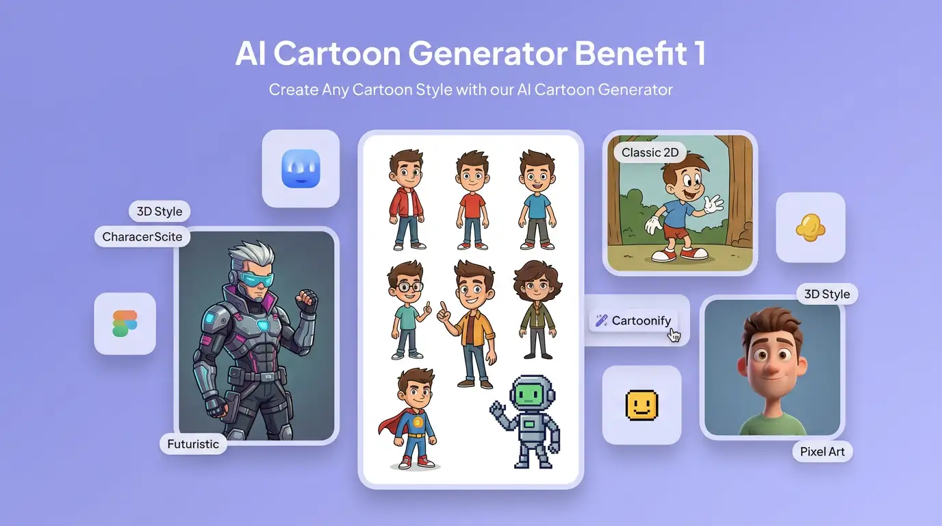AI Cartoon Generator benefit illustration 1