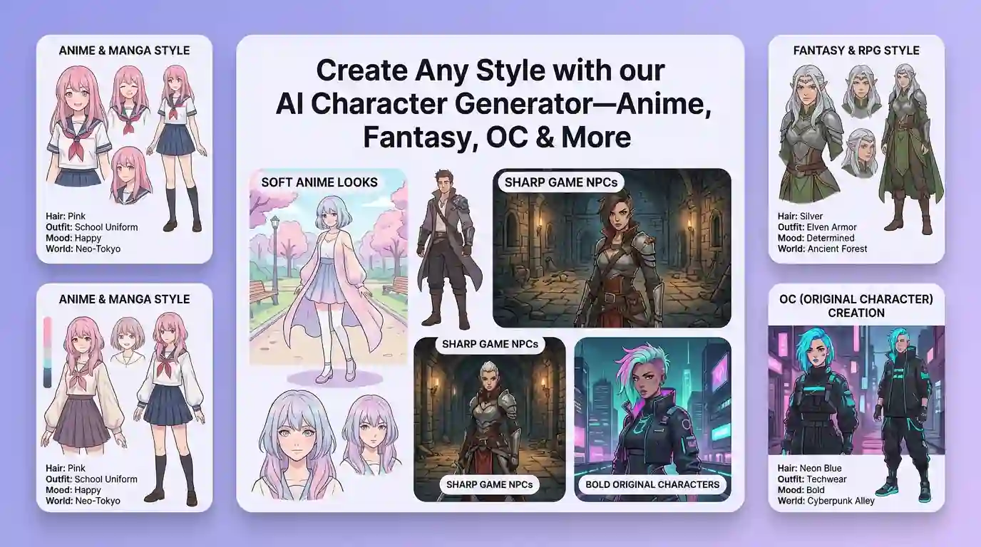 AI Character Generator benefit illustration 1