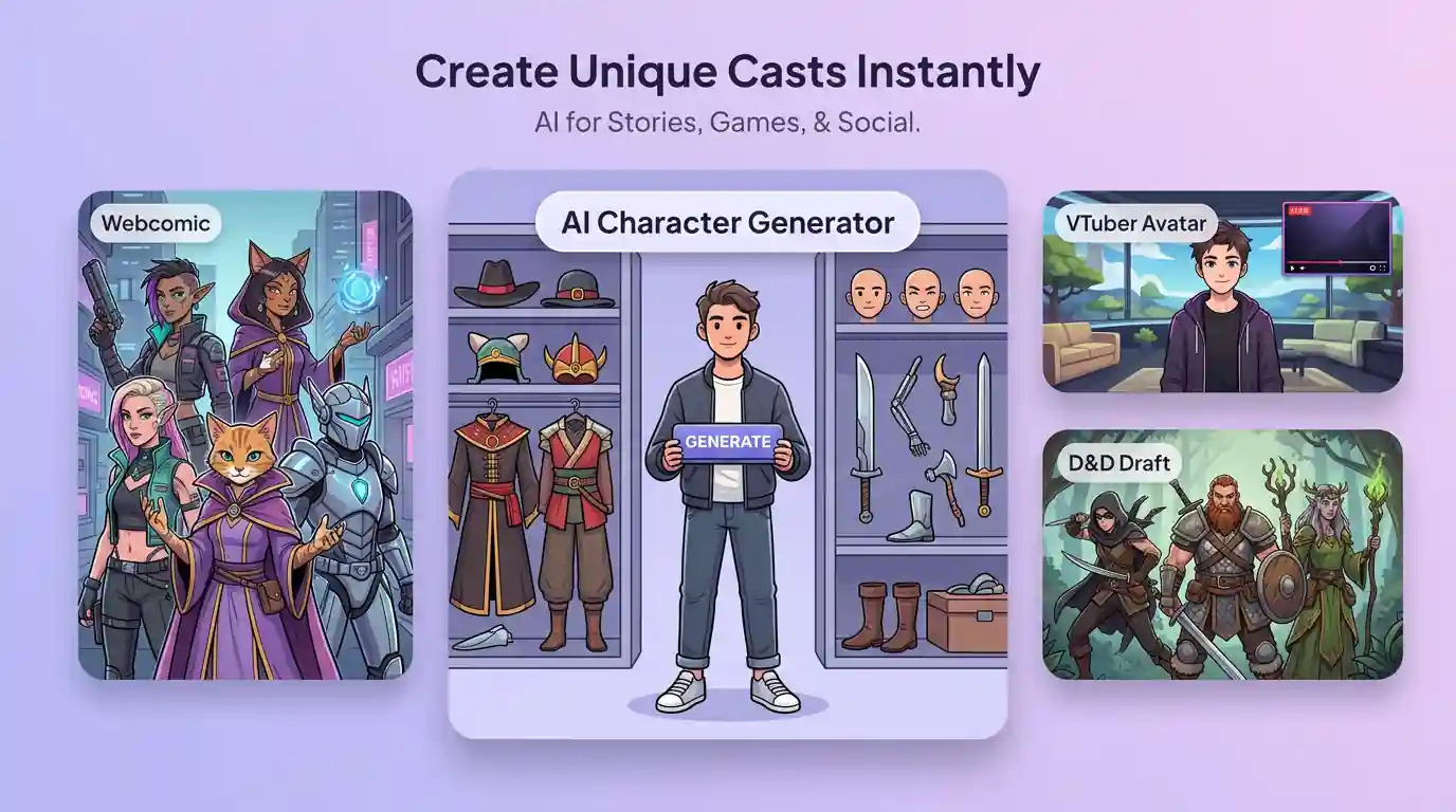 AI Character Generator benefit illustration 3
