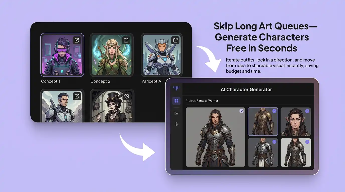 AI Character Generator benefit illustration 4