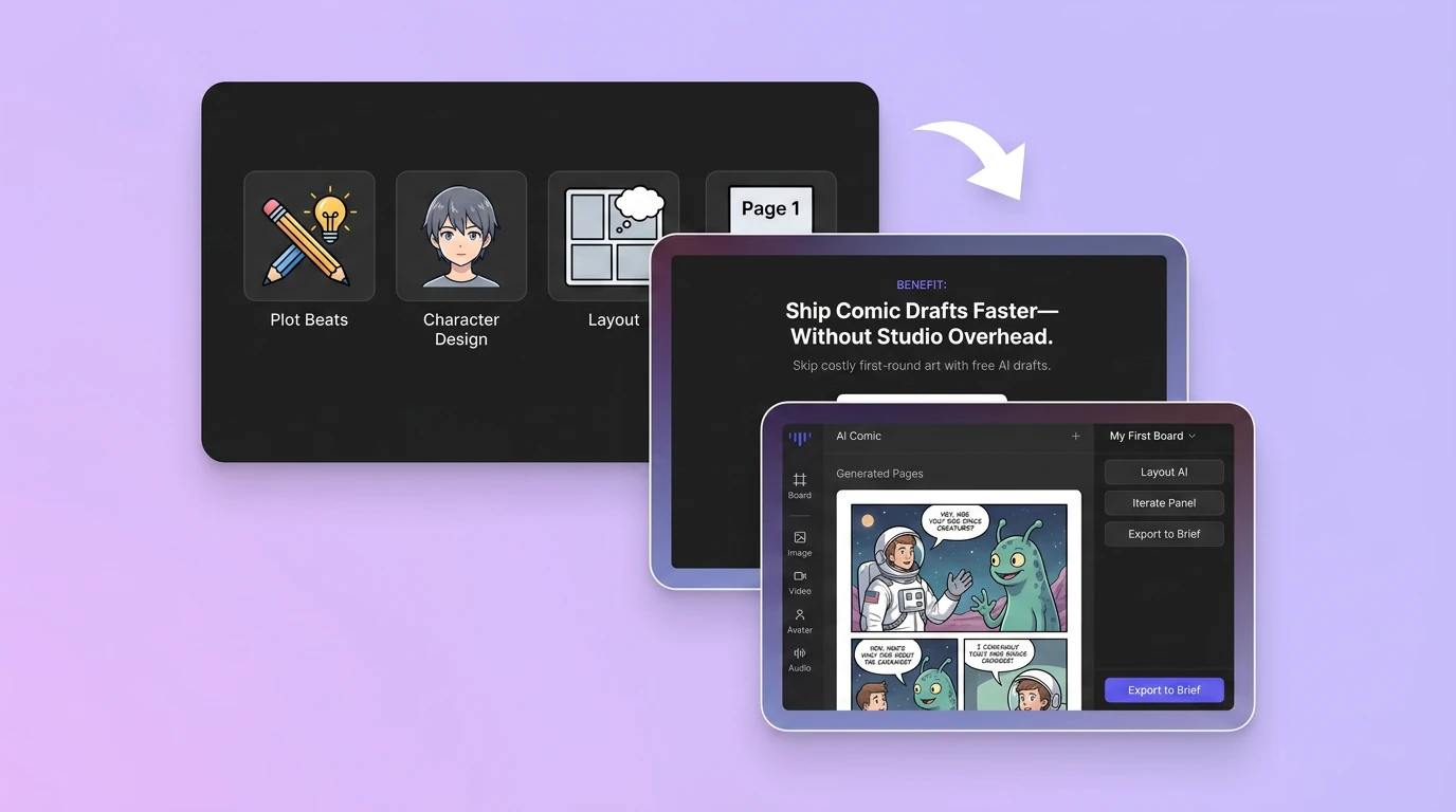 AI Comic Generator benefit illustration 4