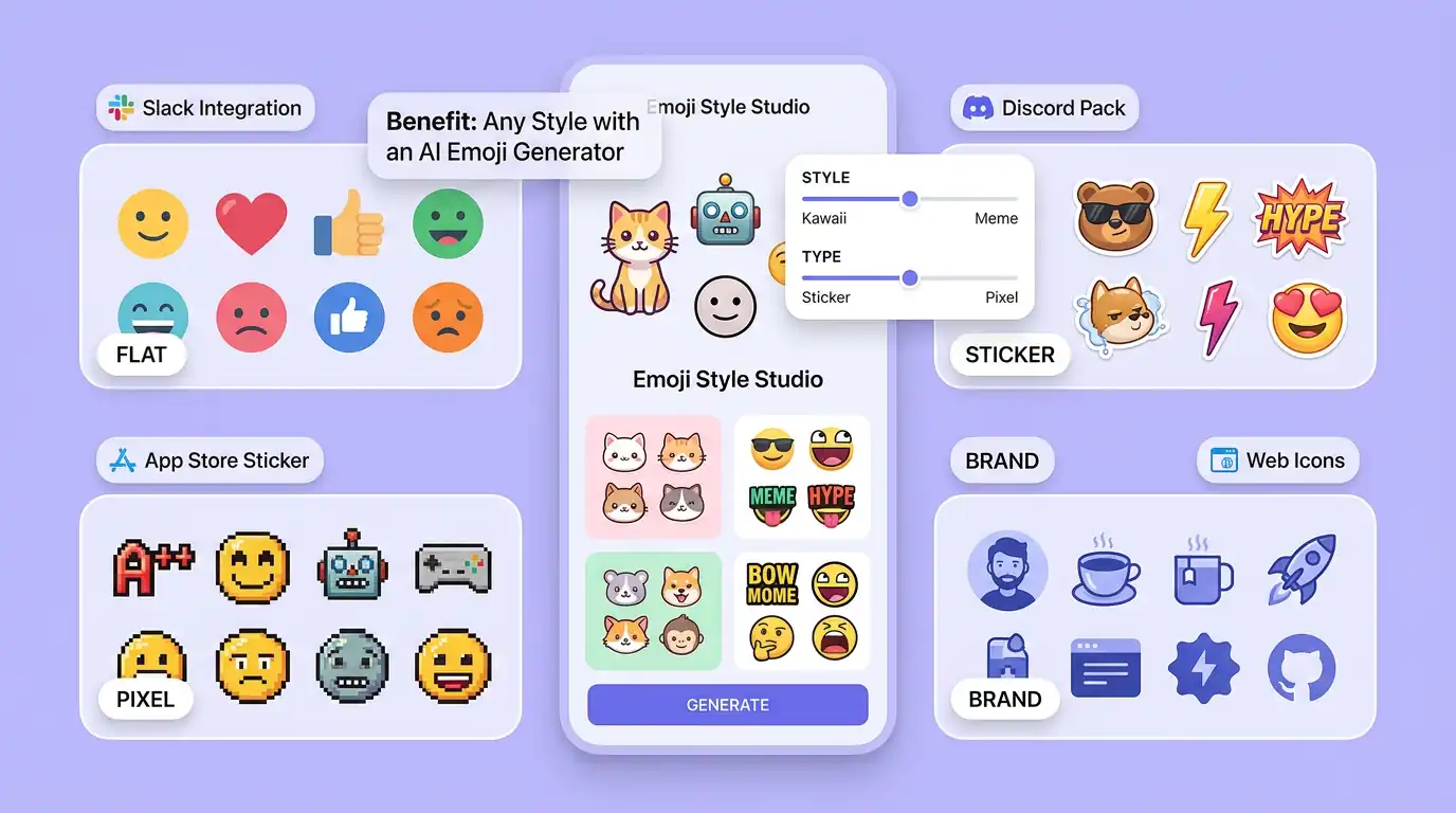 AI Emoji Generator benefit illustration 1