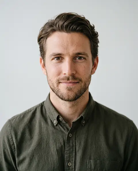 Retro Yearbook Portrait face