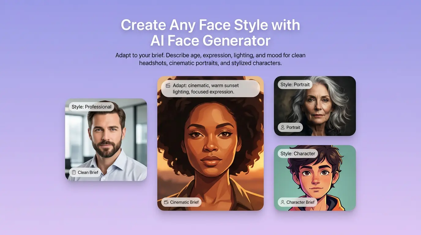 AI Face Generator benefit illustration 1