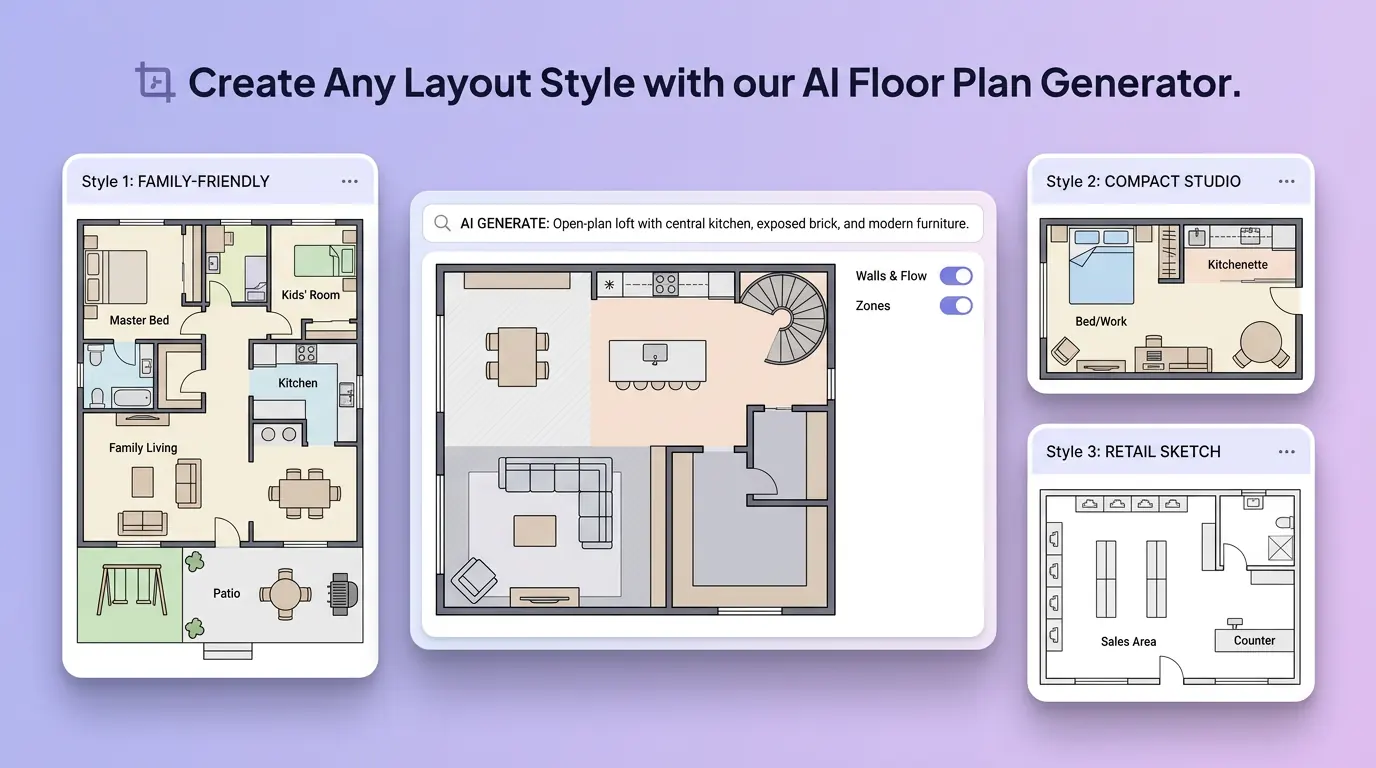 AI Floor Plan Generator benefit illustration 1