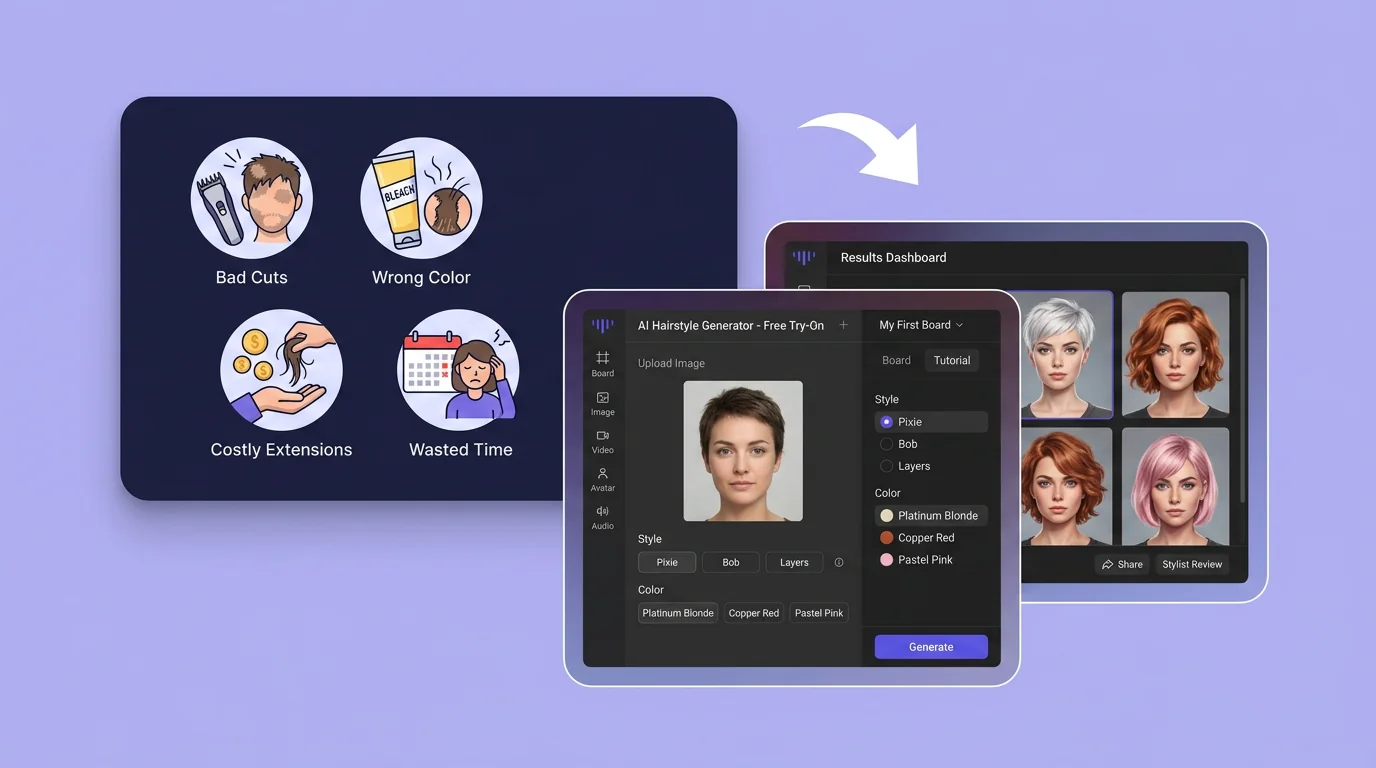 AI Hairstyle Generator benefit illustration 4