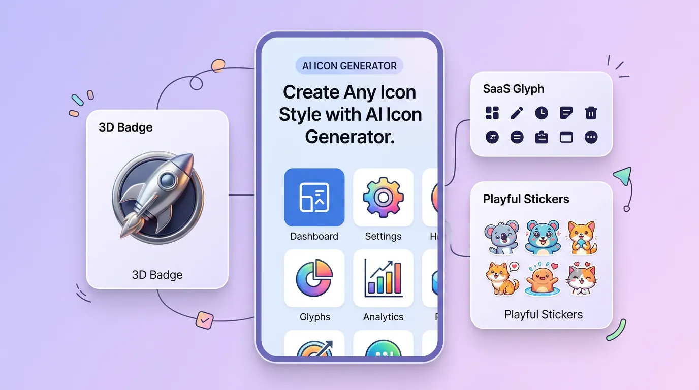 AI Icon Generator benefit illustration 1
