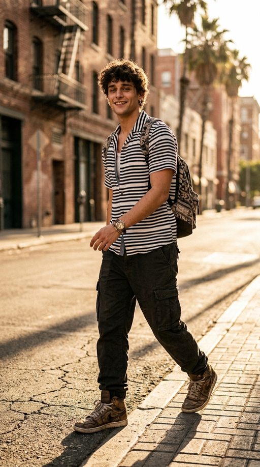 AI designed Latino street-style avatar model
