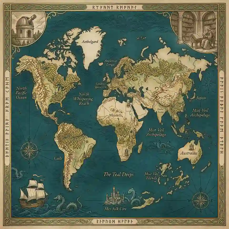 Example result AI Map Generator