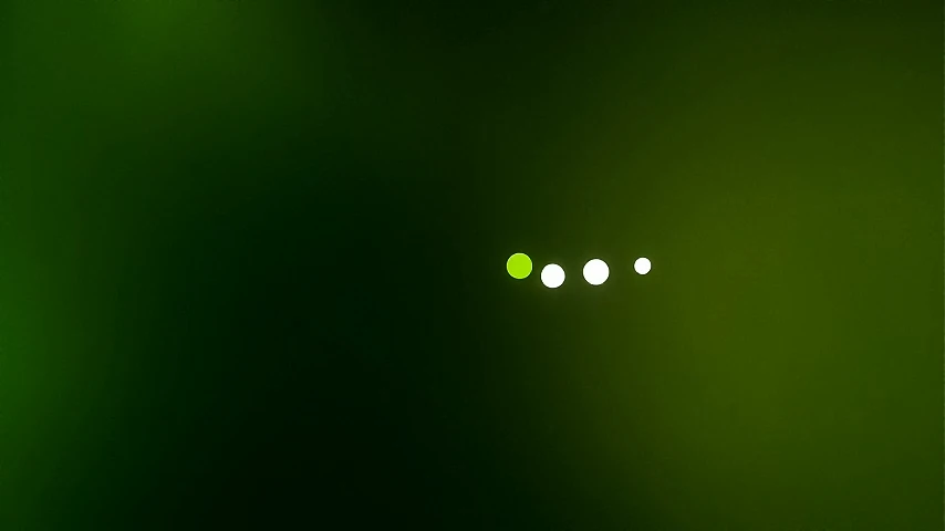 App launch video organized around interface references