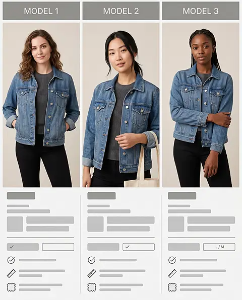 Product Model Comparison Board target