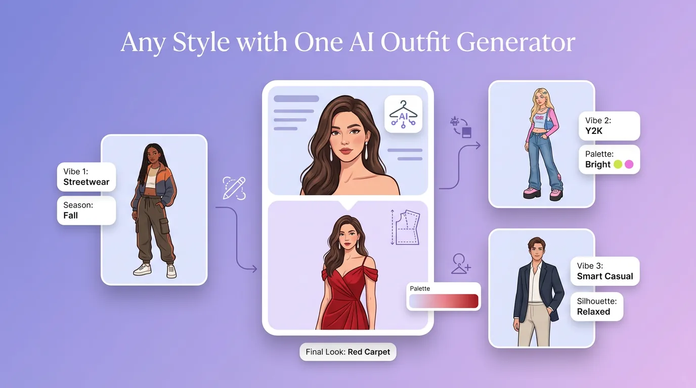 AI Outfit Generator benefit illustration 1