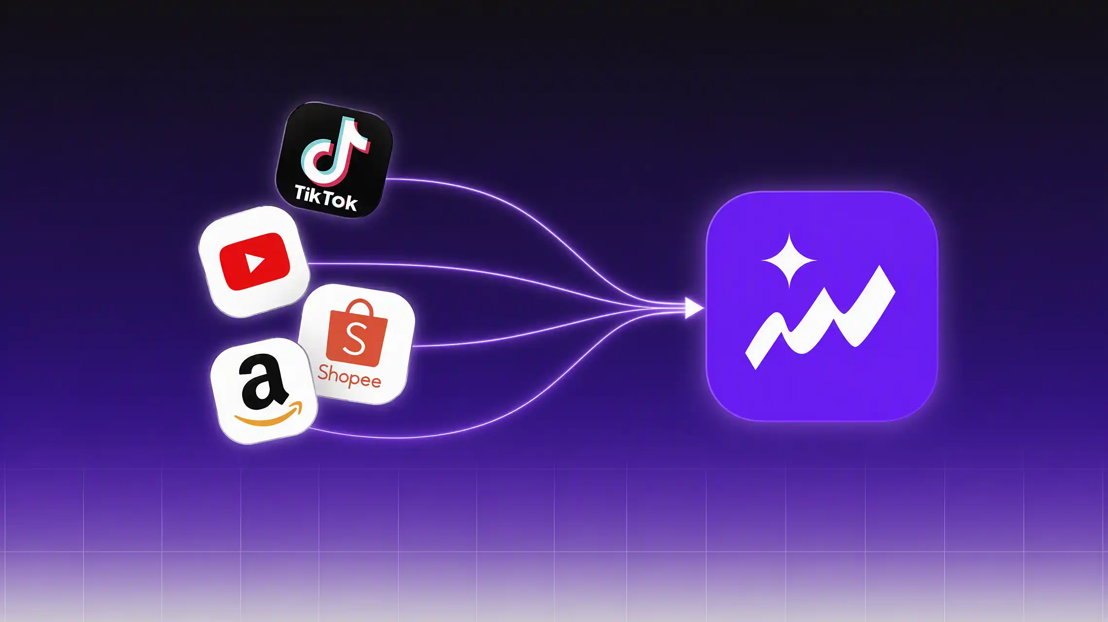 Supports TikTok, YouTube, Amazon, and Shopee data lookup