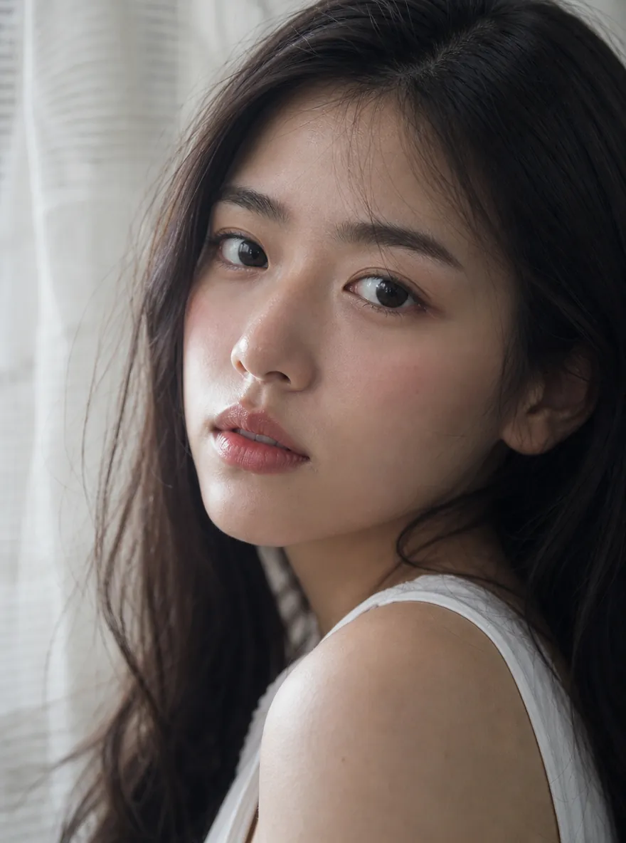 Portrait ready for AI portrait enhancement in Topview Canvas