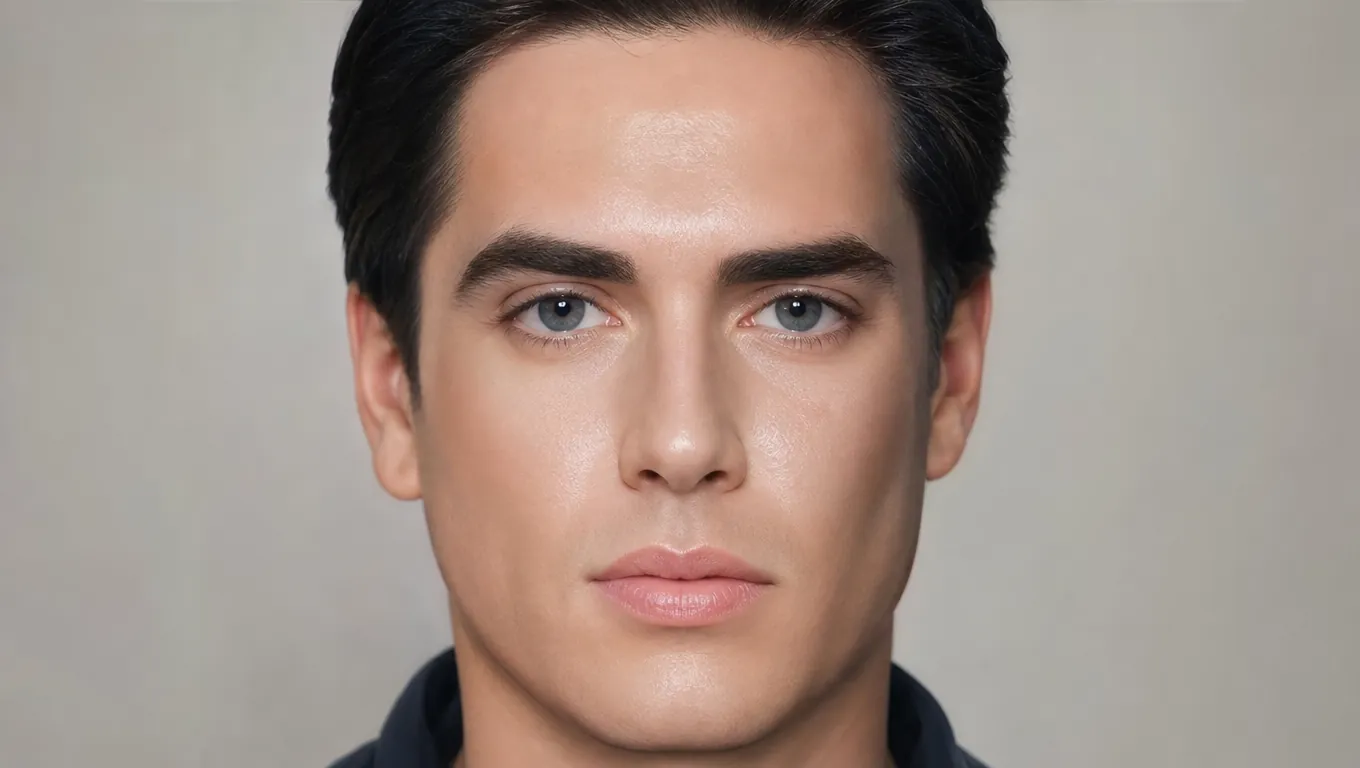 Before and after restoring natural eye detail on an AI portrait