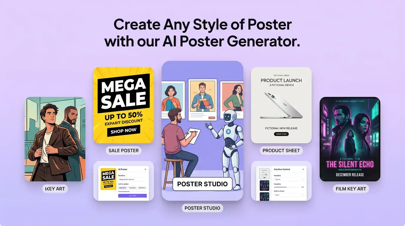 AI Poster Generator benefit illustration 1