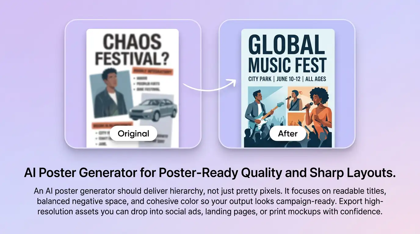 AI Poster Generator benefit illustration 2