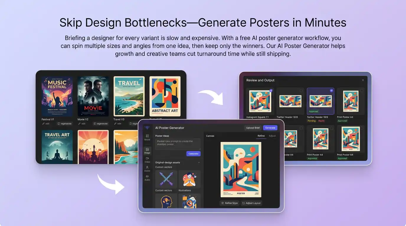 AI Poster Generator benefit illustration 4