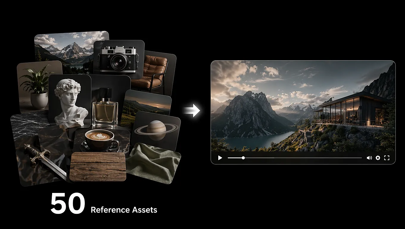 Multimodal reference assets for controlled video generation