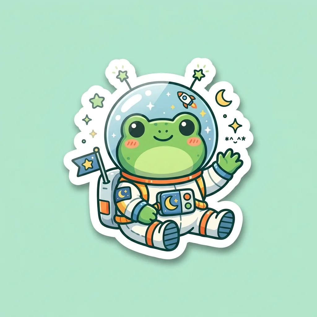 Example result AI Sticker Generator