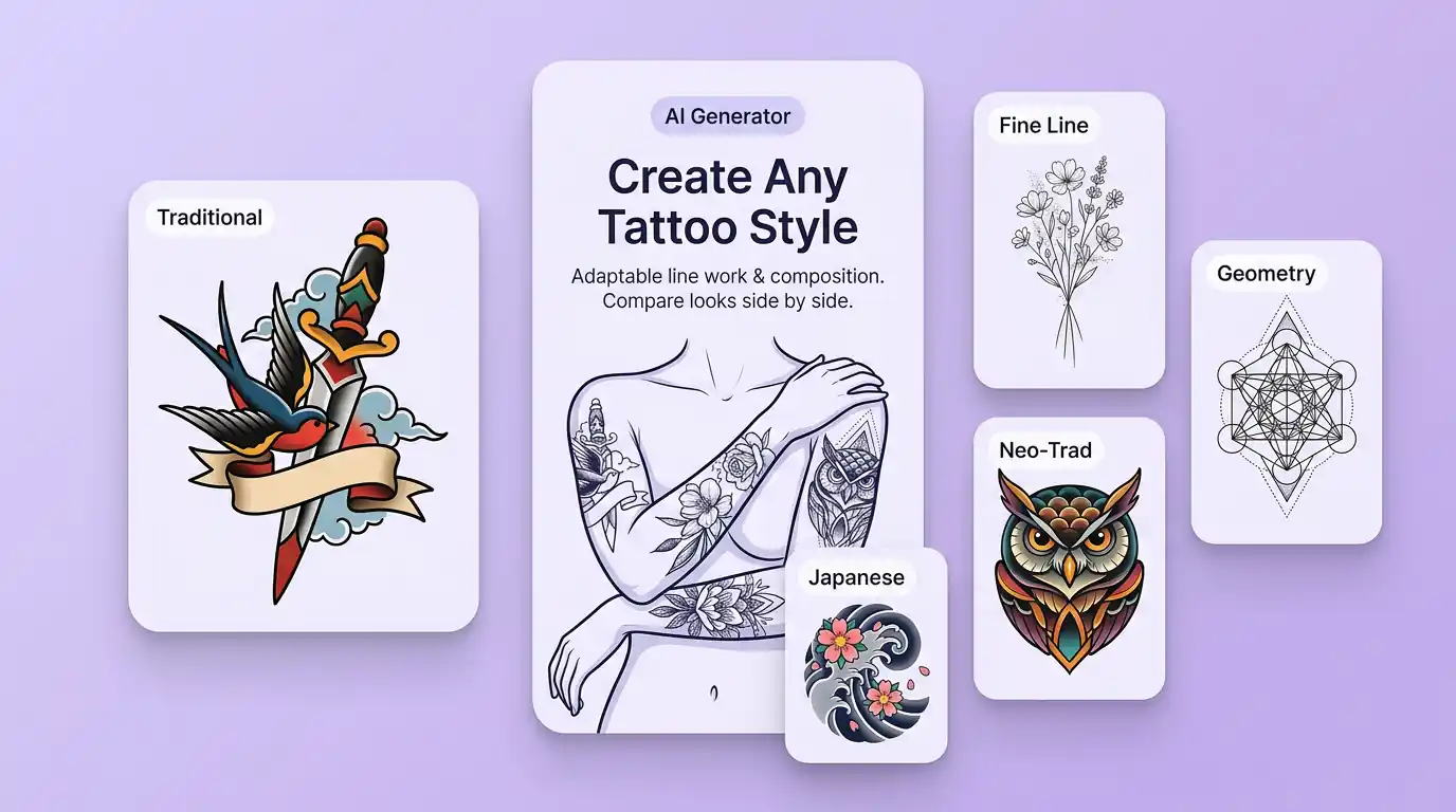 AI Tattoo Generator benefit illustration 1