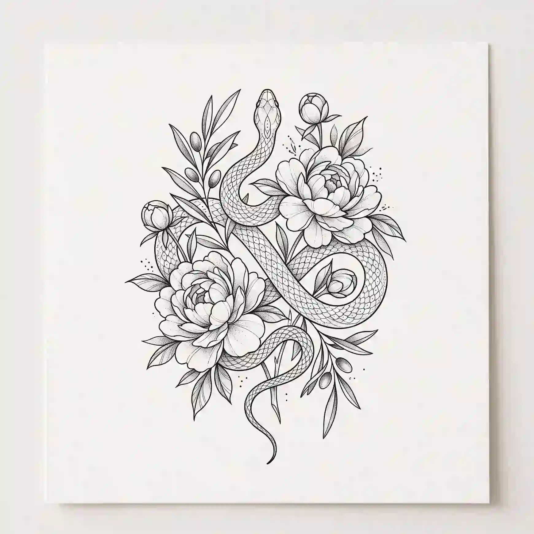 Example result AI Tattoo Generator