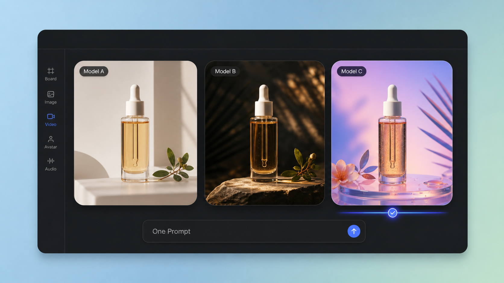 One Prompt, Side-by-Side Video Model Comparison