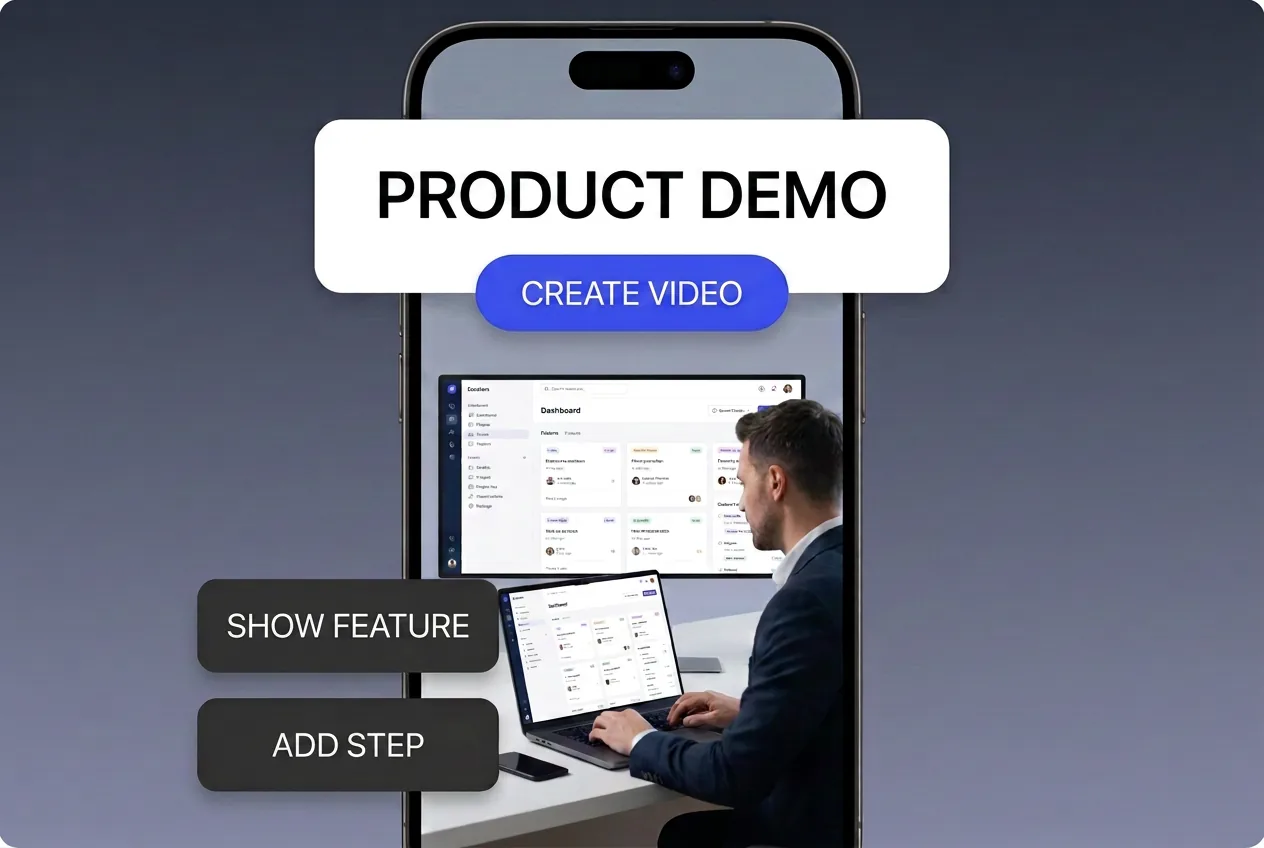AI Product Demo Video Maker - demo-style videos for launches, tutorials, and feature education.