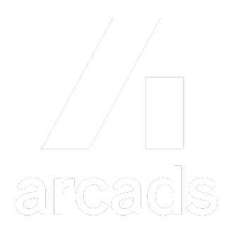 Логотип платформы AI-видео Arcads