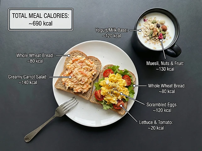 Identificação de calorias