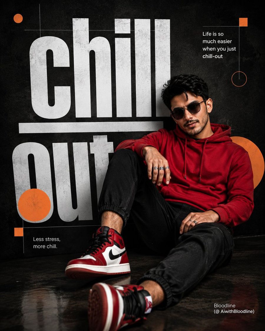 Chill-Out 图形电影海报