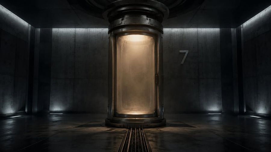 Cinematic Sci-Fi Containment Pod