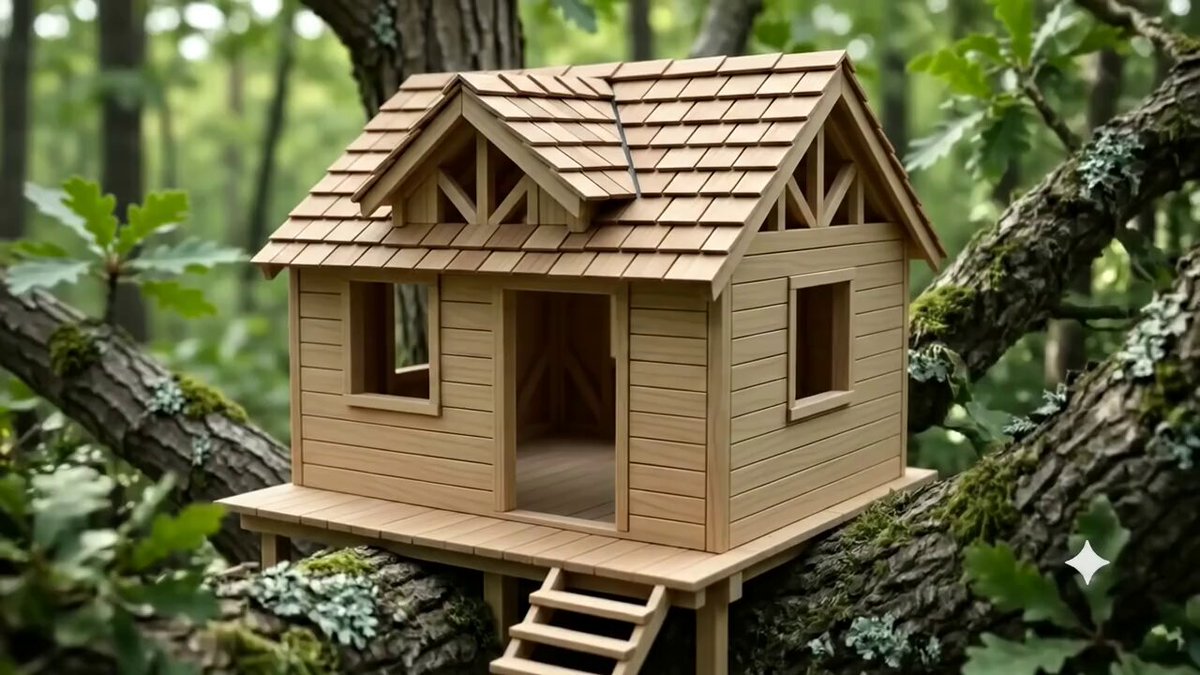 Treehouse Interior Detailing Motion Prompt