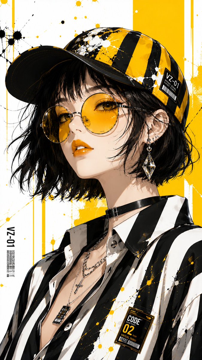 Anime Luxury Streetwear Fashion Portrait
