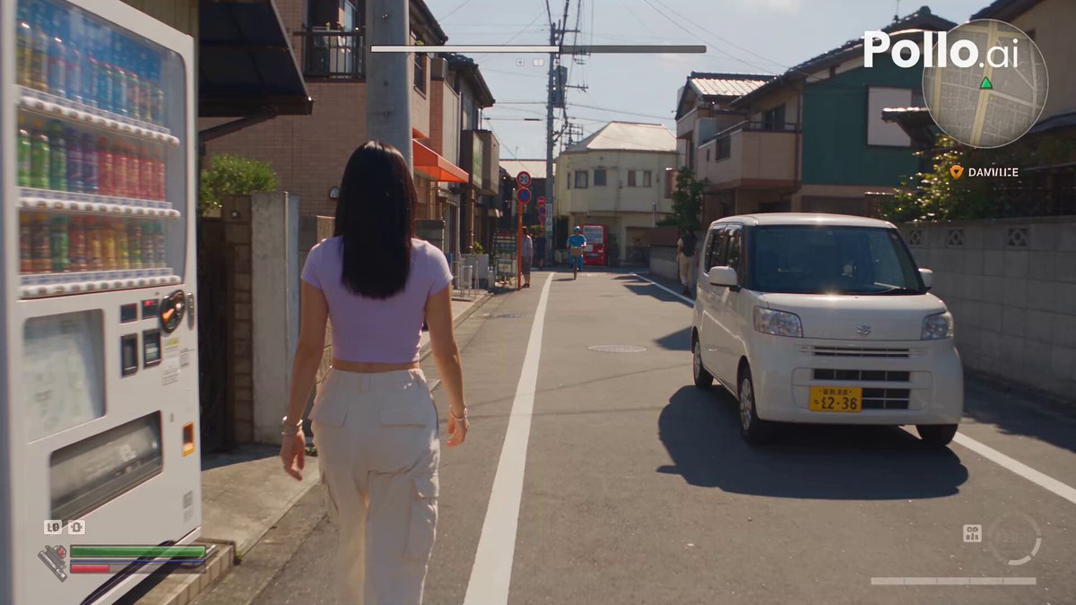 GTA-Style Japanese Neighborhood Gameplay