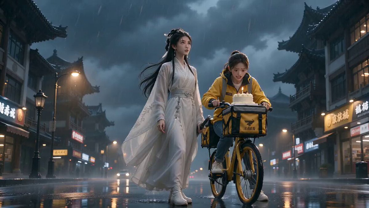 Cinematic Xianxia Delivery Escort