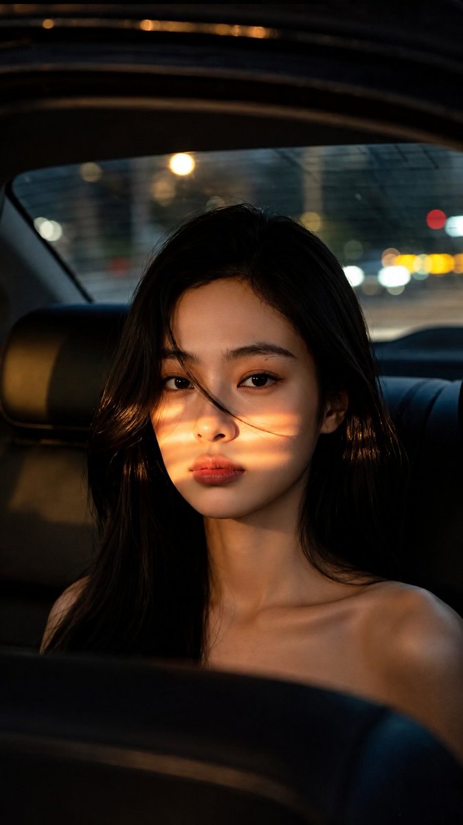 Cinematic Night Car Portrait