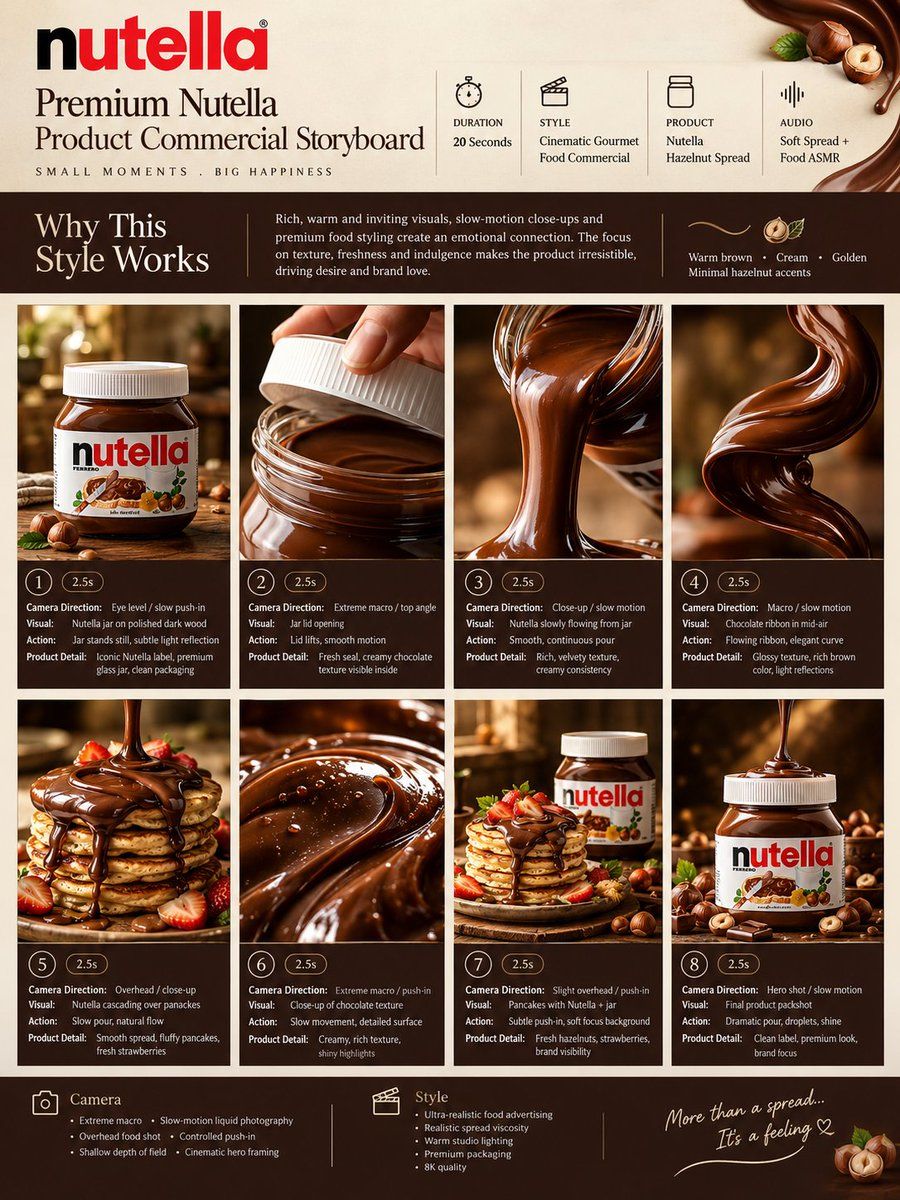Gourmet Product Commercial Template