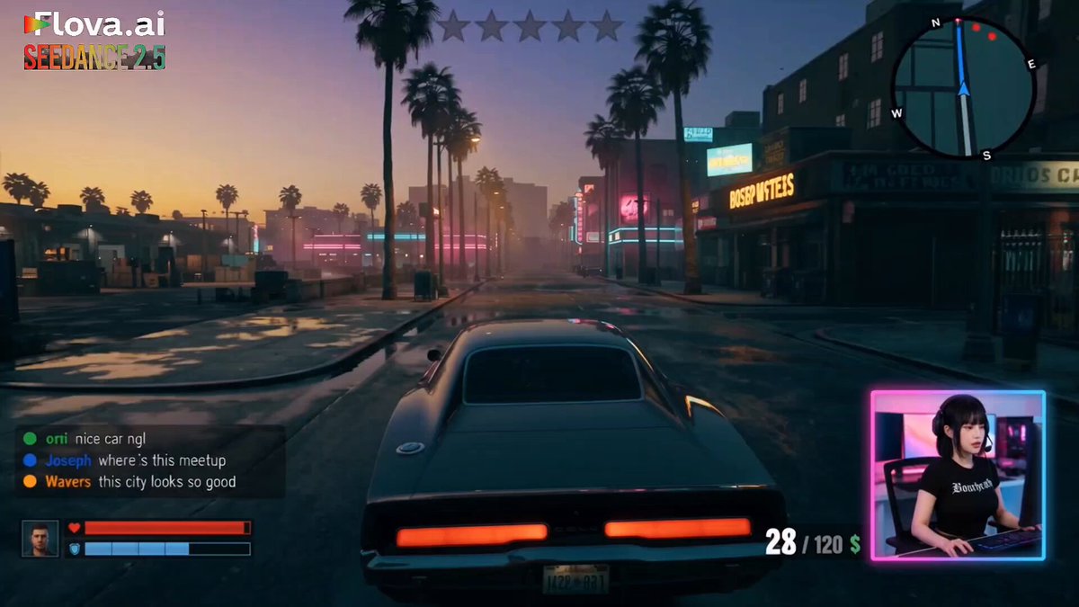 GTA 6 Livestream Simulation Prompt