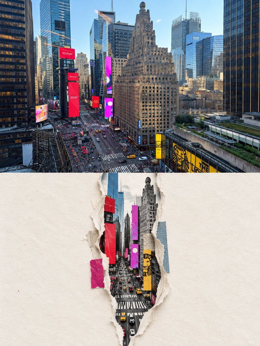 Paper Art Reveal Poster
