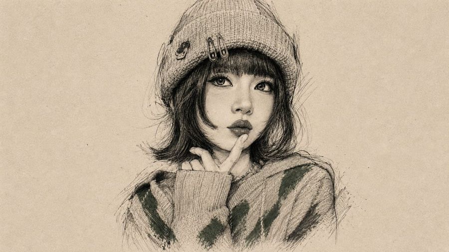 Vintage Pencil Portrait Transformation