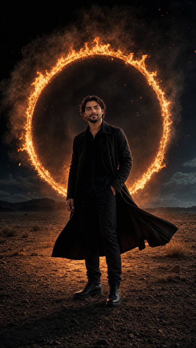 Cinematic Desert 'Ring of Fire' Album Cover