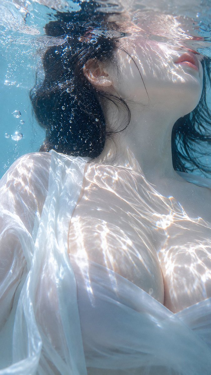 Ethereal Underwater Pool Dive